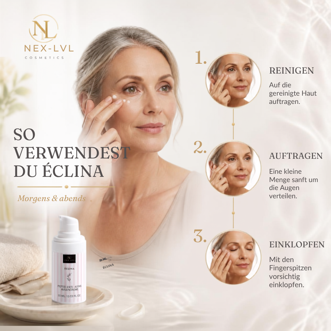 ÉCLINA Peptid Anti - Aging Augencreme