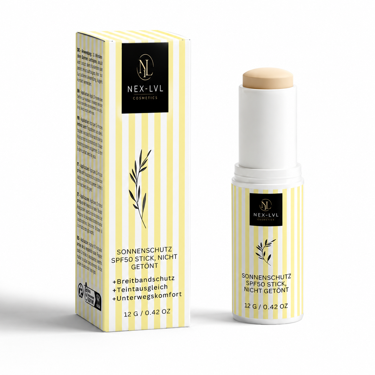 Sonnenschutz SPF50 Stick, nicht getönt