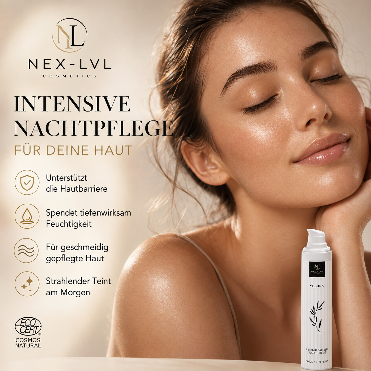VELORA Ceramid Barriere Nachtcreme