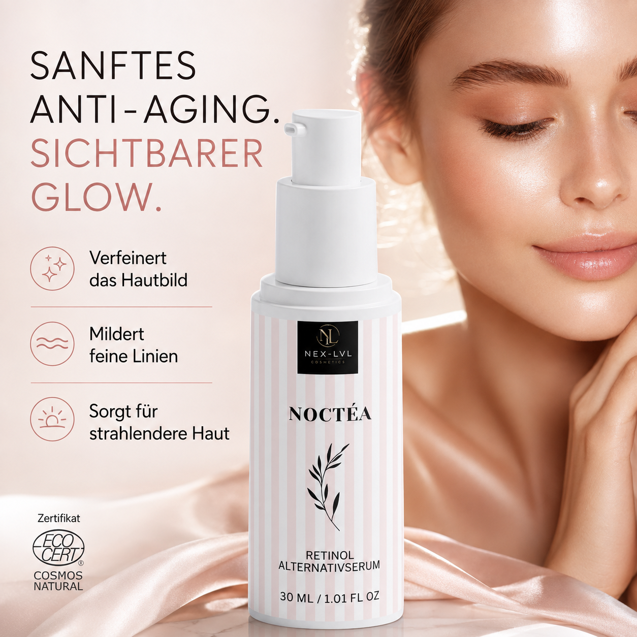 NOCTÉA Crème Retinol Alternative Feuchtigkeitscreme