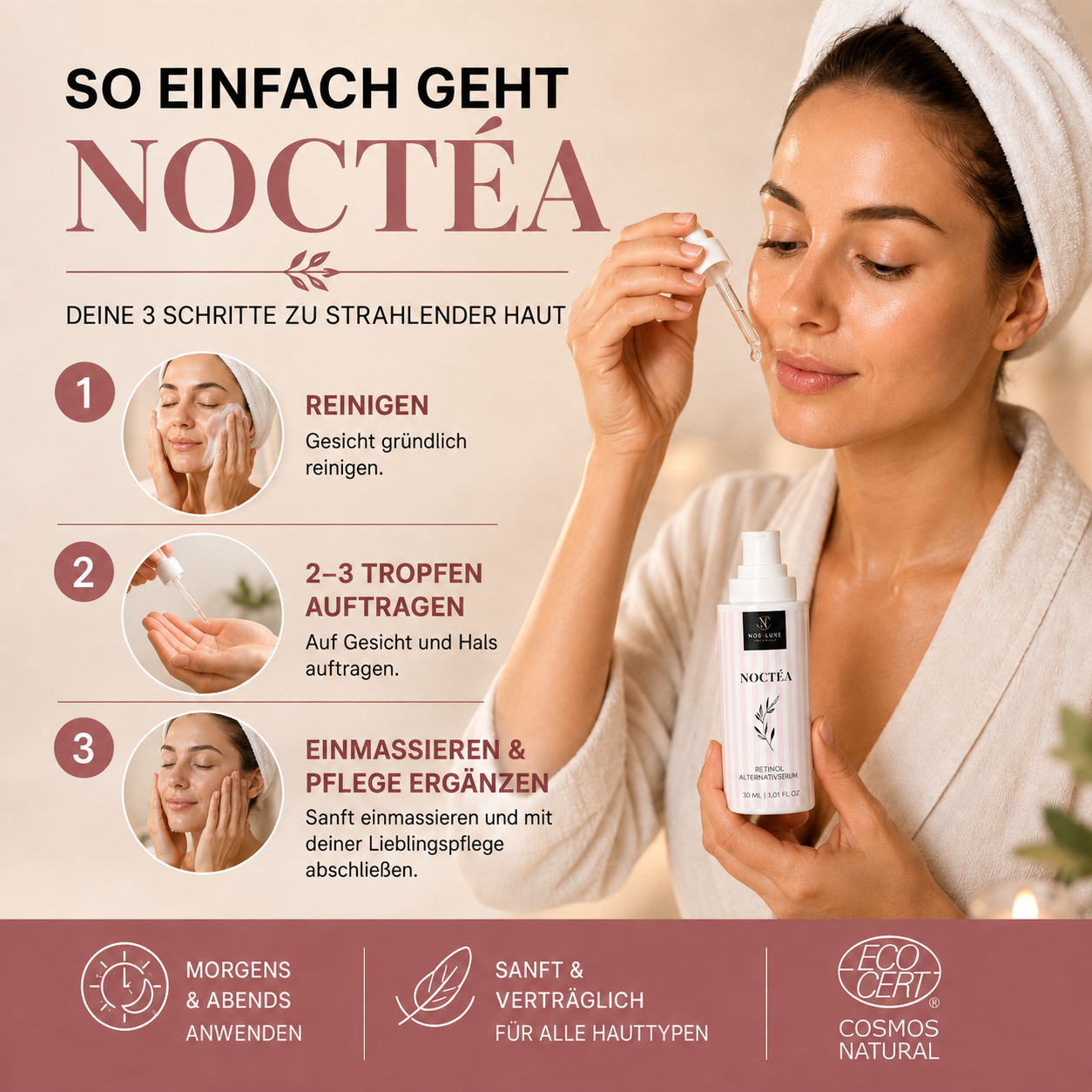 NOCTÉA Retinol Alternativserum